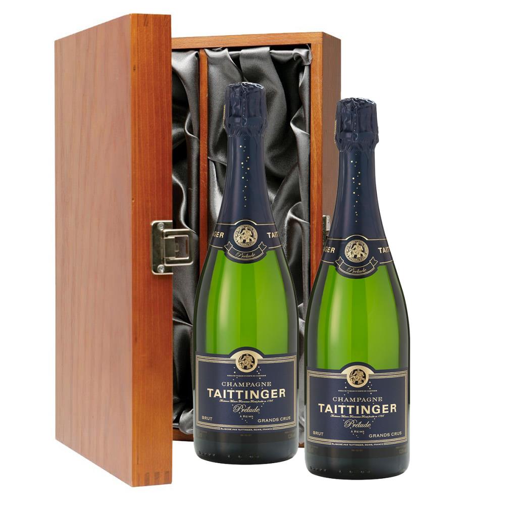 Taittinger Prelude Grands Crus Champagne 75cl Twin Luxury Gift Boxed (2x75cl)